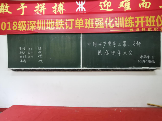 中国共产党世界杯官网委员会学工第二支部委员会举行换届选举大会
